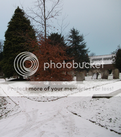 God's Acre in the snow
