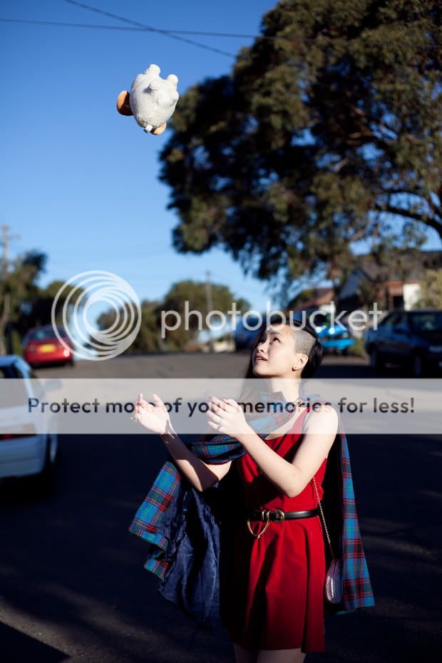 Jess Loves Fred Jessica Tran Checked Plaid Cape
