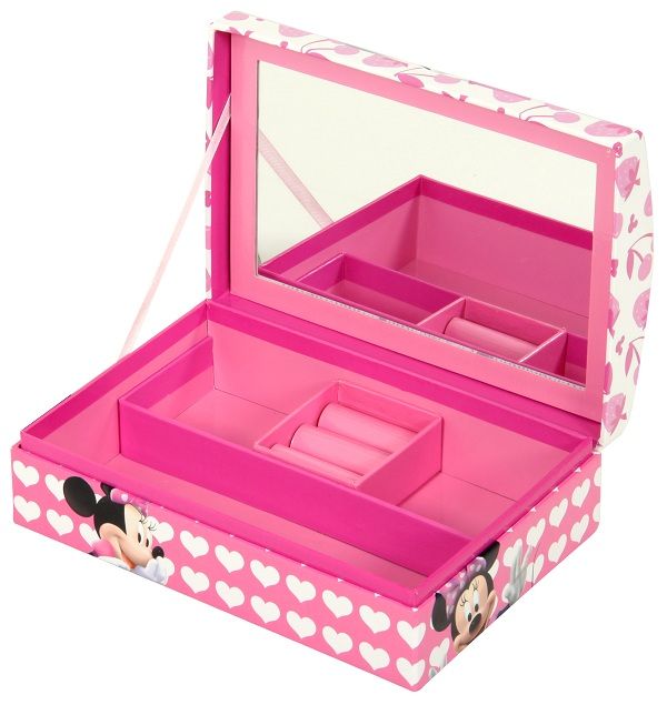 Disney Minnie Mouse Jewellery Box with Compartments and Mirror™ *EXCLUSIVE*