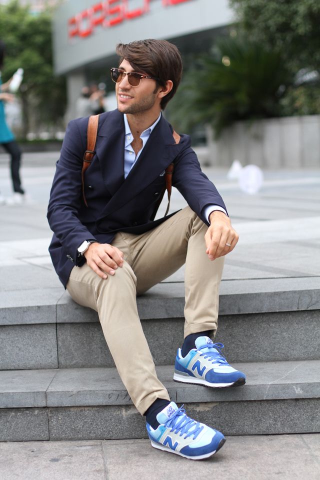 new balance with chinos