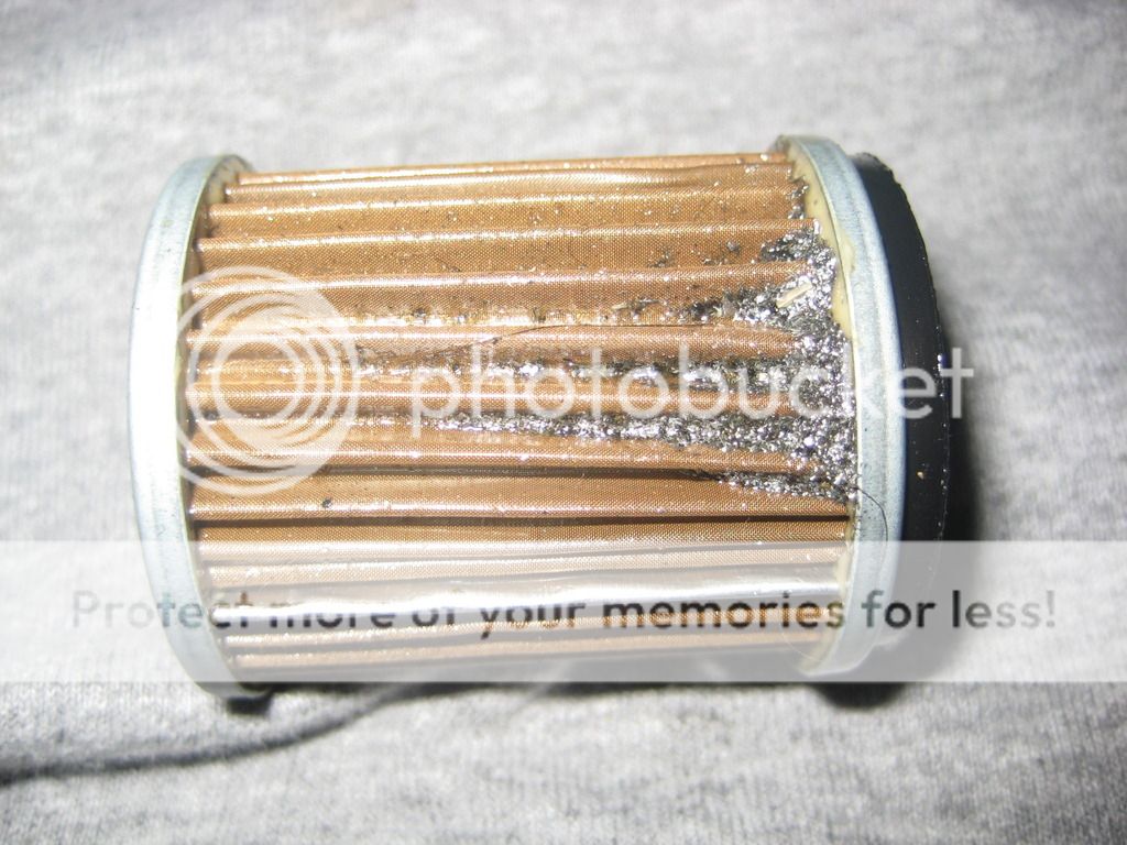 Metal Shaving on Oil Filter Normal?